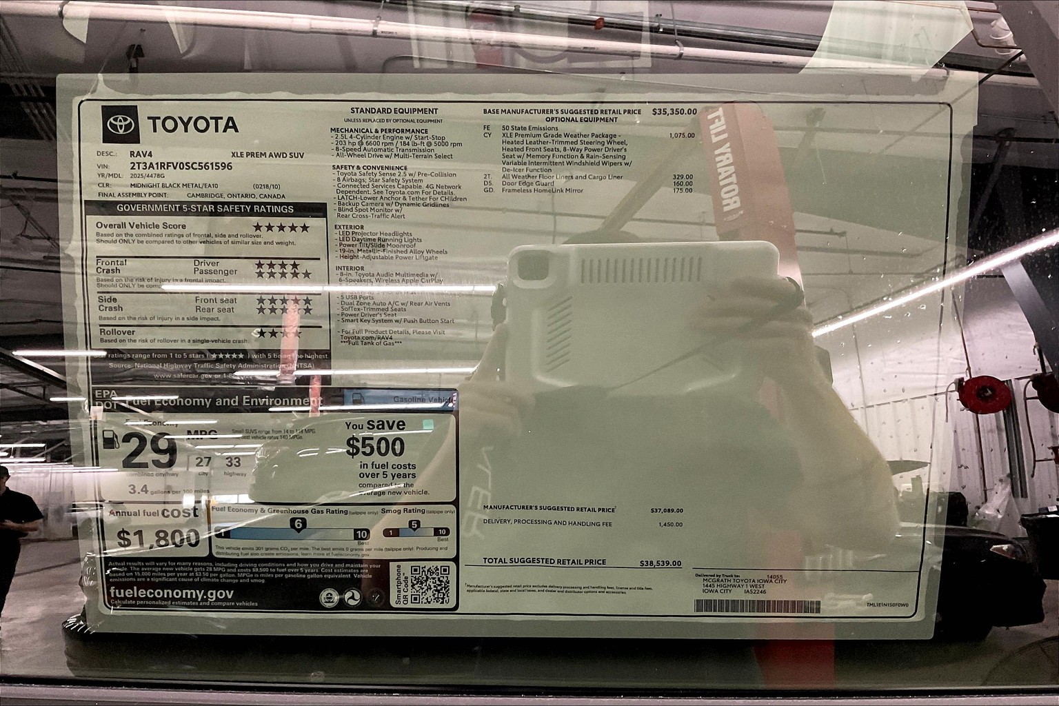 New 2025 Toyota RAV4 XLE Premium XLE PREM AWD SUV in Iowa City